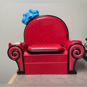 Red Kids Chair no dog